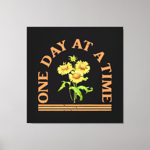 Ein Tag zu einer Zeit Leinwanddruck