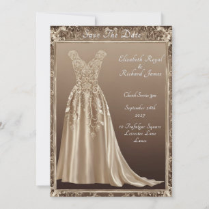 Ein Tag zum Gedenken an das Hochzeitskleid Einladung
