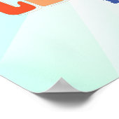 Ein Tag zum Niedlichen Grafiklernen Poster (Ecke)