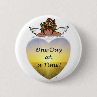 Ein Tagesethnischer Engel Button