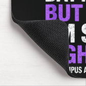 Ein täglicher Kampf Lupus Kämpfer Bewusstsein Über Mousepad (Ecke)