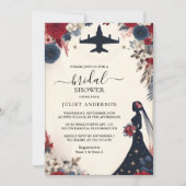 Ein taktisches militärisches Brautparty der Armee Einladung (Vorderseite)