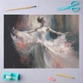 Ein Tanz aus dem Farbtönpapier Seidenpapier (Basteln)