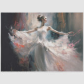 Ein Tanz aus dem Farbtönpapier Seidenpapier (Vorderseite)