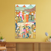 Ein Tanz für das Vergnügen von Sultan Ahmet III Leinwanddruck (Insitu (Wohnzimmer))