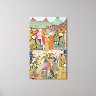 Ein Tanz für das Vergnügen von Sultan Ahmet III Leinwanddruck