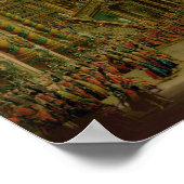 Ein Tanz im barocken Rokoko Palace Poster (Ecke)