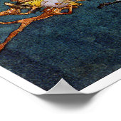 Ein Tanz rund um den Mond Poster (Ecke)