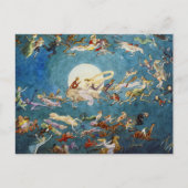 Ein Tanz rund um den Mond Postkarte (Vorderseite)