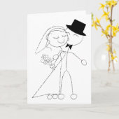 Ein Tanz und ein Kuss Karte (Gelbe Blume)