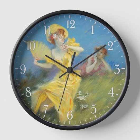 Ein tanzendes Mädchen Uhr (Vorderseite)