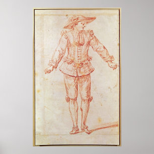 Ein Tänzer aus der Pariser Oper Poster