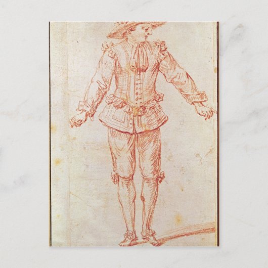 Ein Tänzer aus der Pariser Oper Postkarte (Vorderseite)