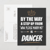 Ein Tänzer ist das Ultimate in Appeal. Funny Gift Postkarte (Vorne/Hinten)