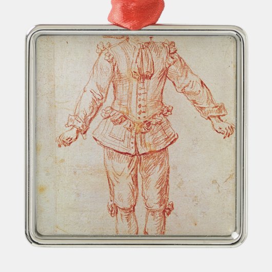 Ein Tänzer von der Paris-Oper Silbernes Ornament (Vorne)