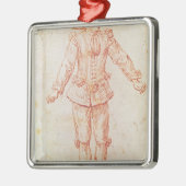 Ein Tänzer von der Paris-Oper Silbernes Ornament (Links)