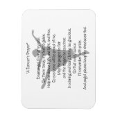 Ein Tänzergebet Magnet (Vertikal)