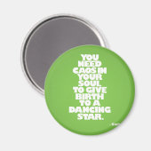 Ein tänzerischer Star Magnet (Vorderseite/Rückseite)