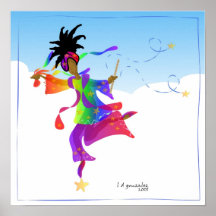 Ein Tänzerrennen zum Frühjahrspopster