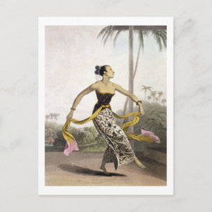 Ein Tanzmädchen, Teller 21 aus Vol. I Postkarte