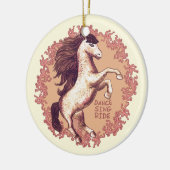 Ein Tanzpferd Keramikornament (Links)