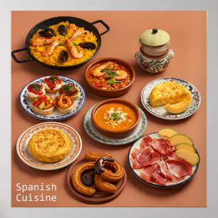 Ein Tapasweg durch Spanien Poster