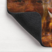 Ein tapferer Krieger in Südafrika Mousepad (Ecke)
