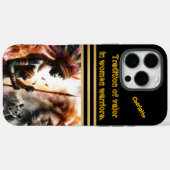 Ein tapferer Krieger steht unter den Bestien Case-Mate iPhone Hülle (Rückseite (Horizontal))