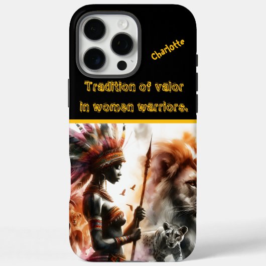 Ein tapferer Krieger steht unter den Bestien Case-Mate iPhone Hülle (Rückseite)
