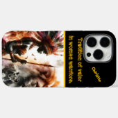 Ein tapferer Krieger steht unter den Bestien Case-Mate iPhone Hülle (Rückseite (Horizontal))