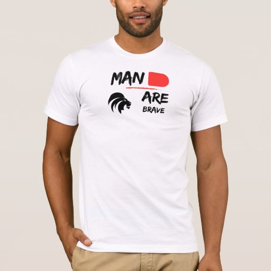 Ein tapferer Mann T-Shirt (Vorderseite)