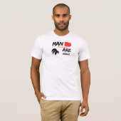 Ein tapferer Mann T-Shirt (Vorne ganz)