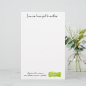 Ein tapferes Mädchen zu anderen stationär Briefpapier (Stehend Vorderseite)