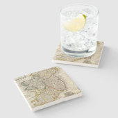 Ein Taschenbegleiter von Irland Steinuntersetzer (Seitenansicht)