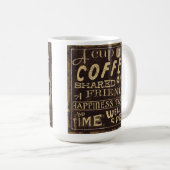 Ein Tasse Kaffee geteilt mit einem Freund (VorderseiteRechts)