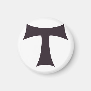 Ein Tau-Kreuz Antoniuskreuz Magnet