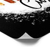 Ein tausend Erntedank fallen Poster (Ecke)