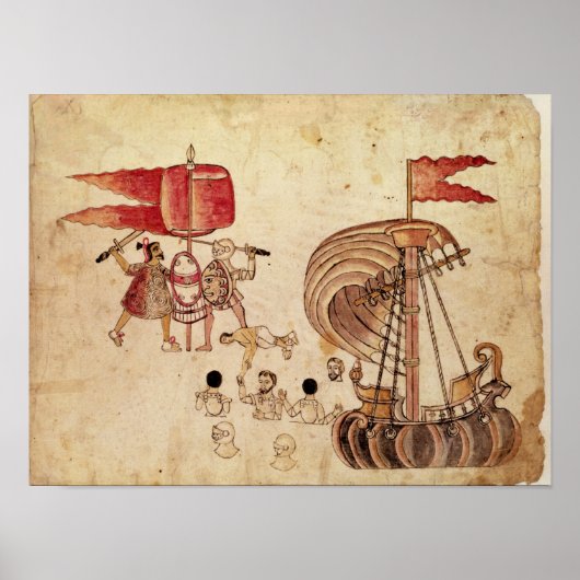 Ein taxcalanischer Krieger Poster (Vorne)