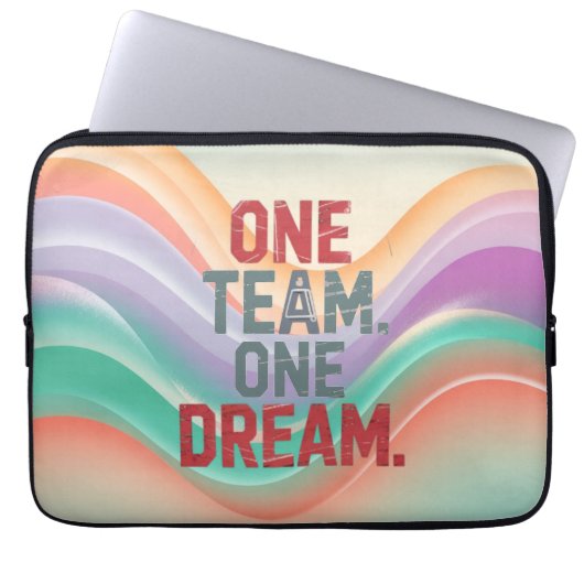 Ein Team. Ein Traum 1 Laptopschutzhülle (Vorderseite)