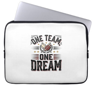 Ein Team Ein Traum Vintage Sportteam Shirt_1 Laptopschutzhülle