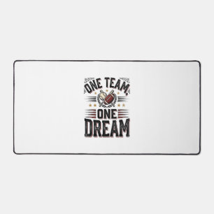 Ein Team Ein Traum Vintage Sportteam-Shirt_1 Schreibtischunterlage