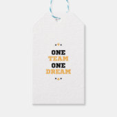 Ein Team und ein Traum Geschenkanhänger (Vorderseite)