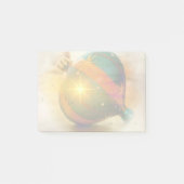 Ein Teardrop geformt Weihnachtsschmuck Post-it Klebezettel (Vorderseite)