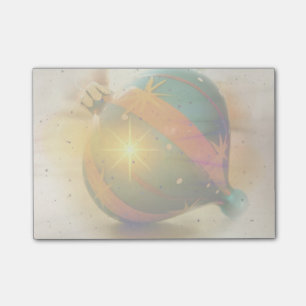 Ein Teardrop geformt Weihnachtsschmuck Post-it Klebezettel