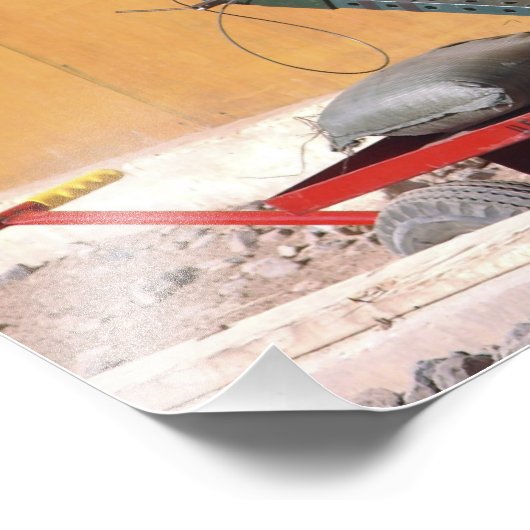 Ein Techniker Fotodruck (Ecke)