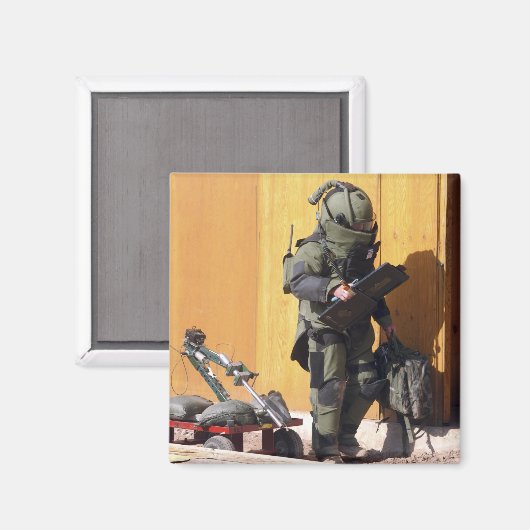 Ein Techniker Magnet (Vorderseite/Rückseite)