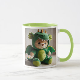 Ein Teddybär im Drachenkostüm. Tasse