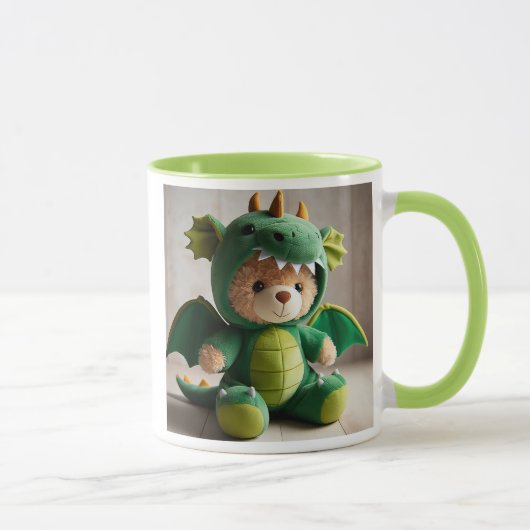 Ein Teddybär im Drachenkostüm. Tasse (Rechts)