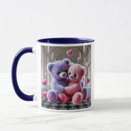 Ein Teddybär-Paar. Tasse