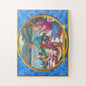 Ein Tee-Party mit Frieda Puzzlespiel Puzzle (Vertikal)